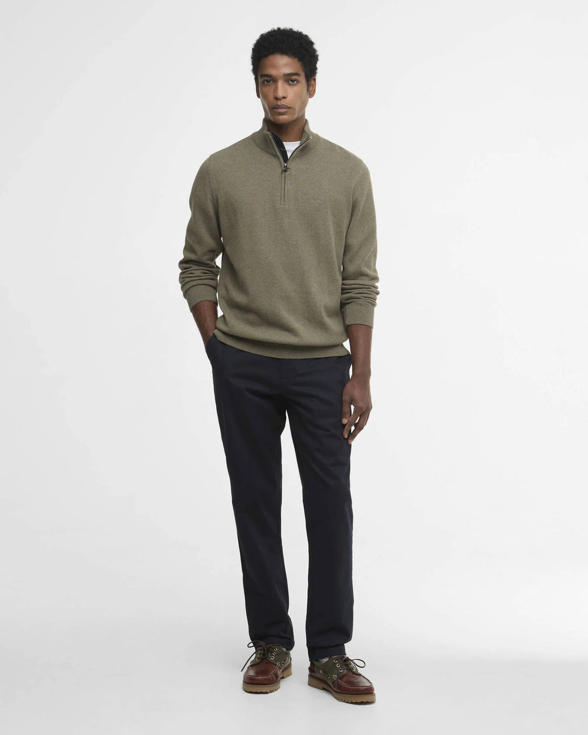 Barbour Peysa Cotton Half Zip - Kormákur & Skjöldur