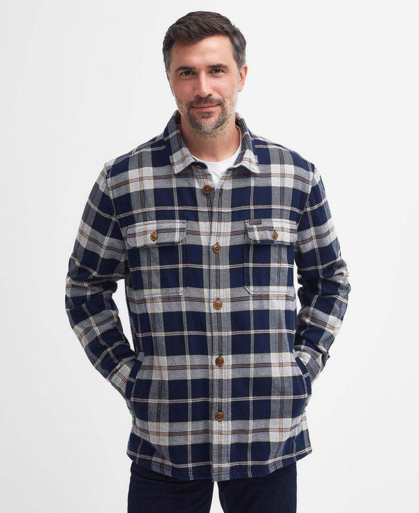 Barbour Yfirskyrta - Derwent Overshirt - Navy