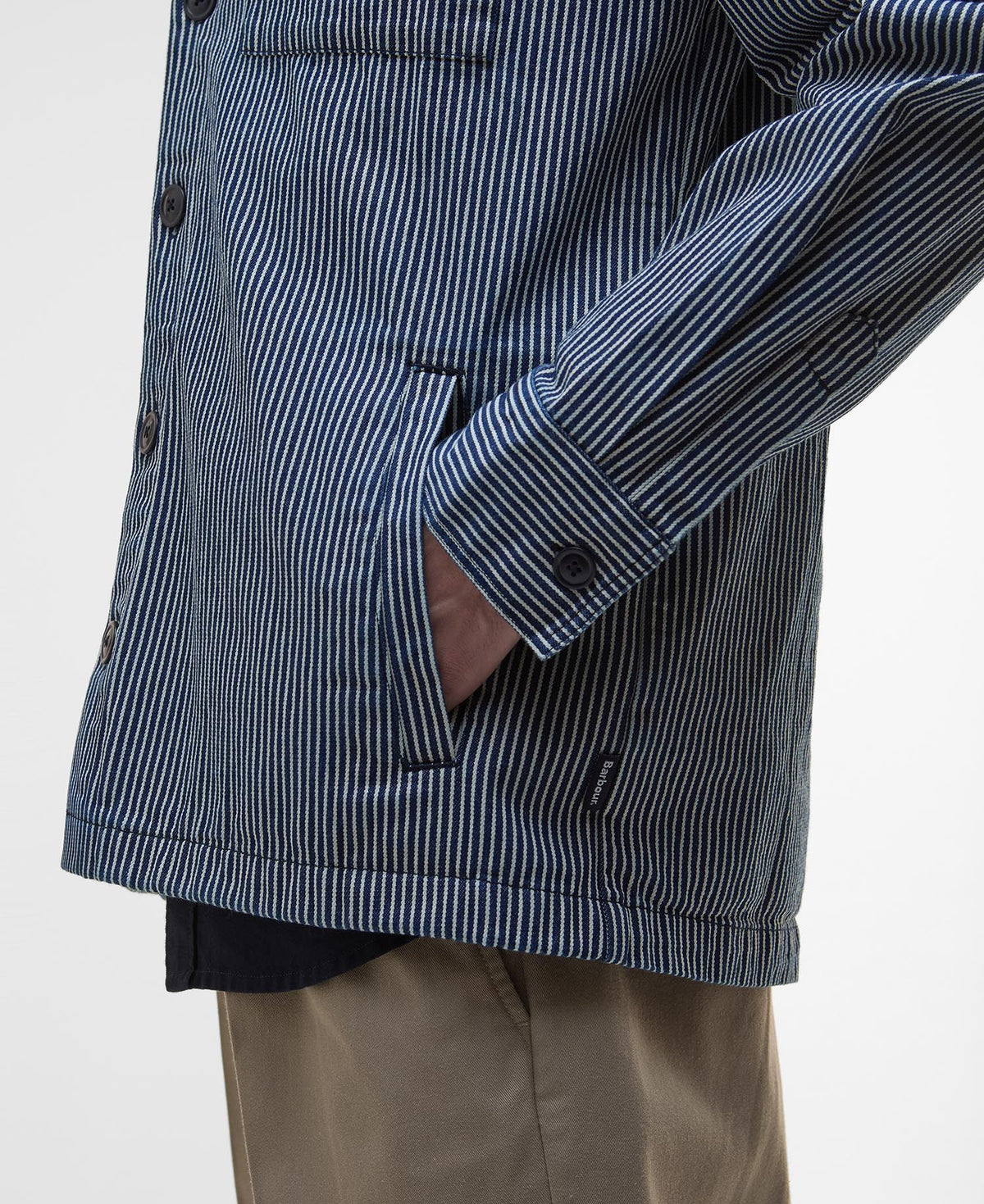Barbour Yfirskyrta Ticking Stripe Oversh - Kormákur & Skjöldur