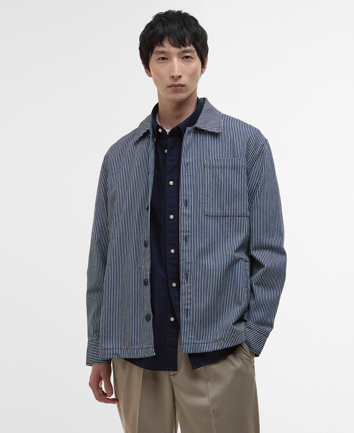 Barbour Yfirskyrta Ticking Stripe Oversh - Kormákur & Skjöldur