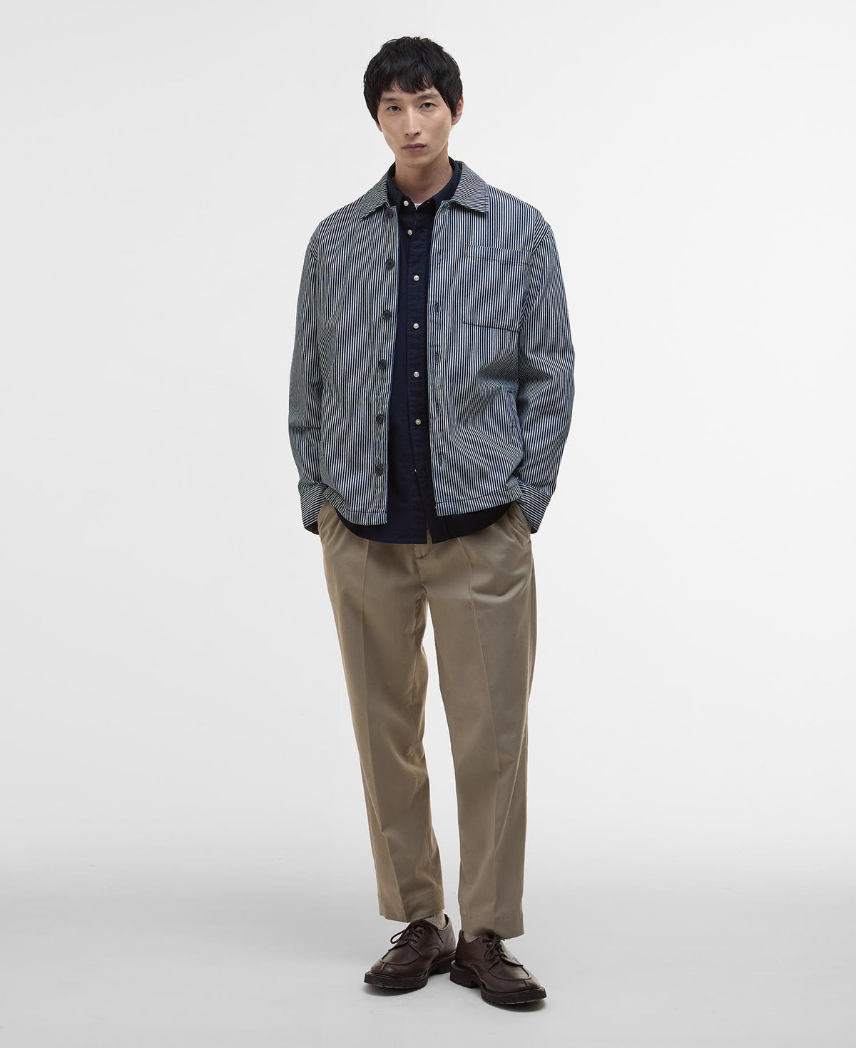 Barbour Yfirskyrta Ticking Stripe Oversh - Kormákur & Skjöldur