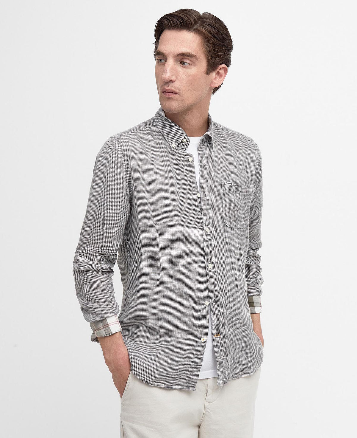 Barbour Skyrta Linton Tailored - Kormákur & Skjöldur