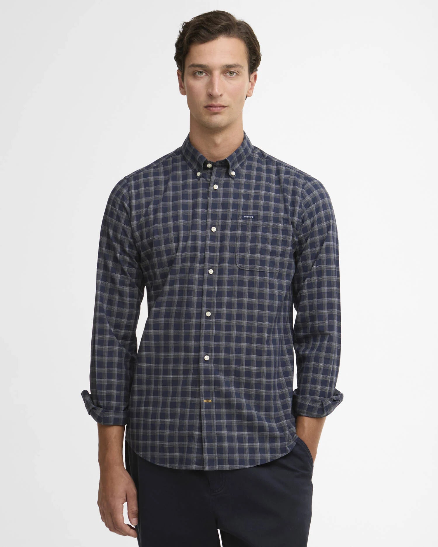 Barbour Bramwell Shirt Navy - Kormákur & Skjöldur