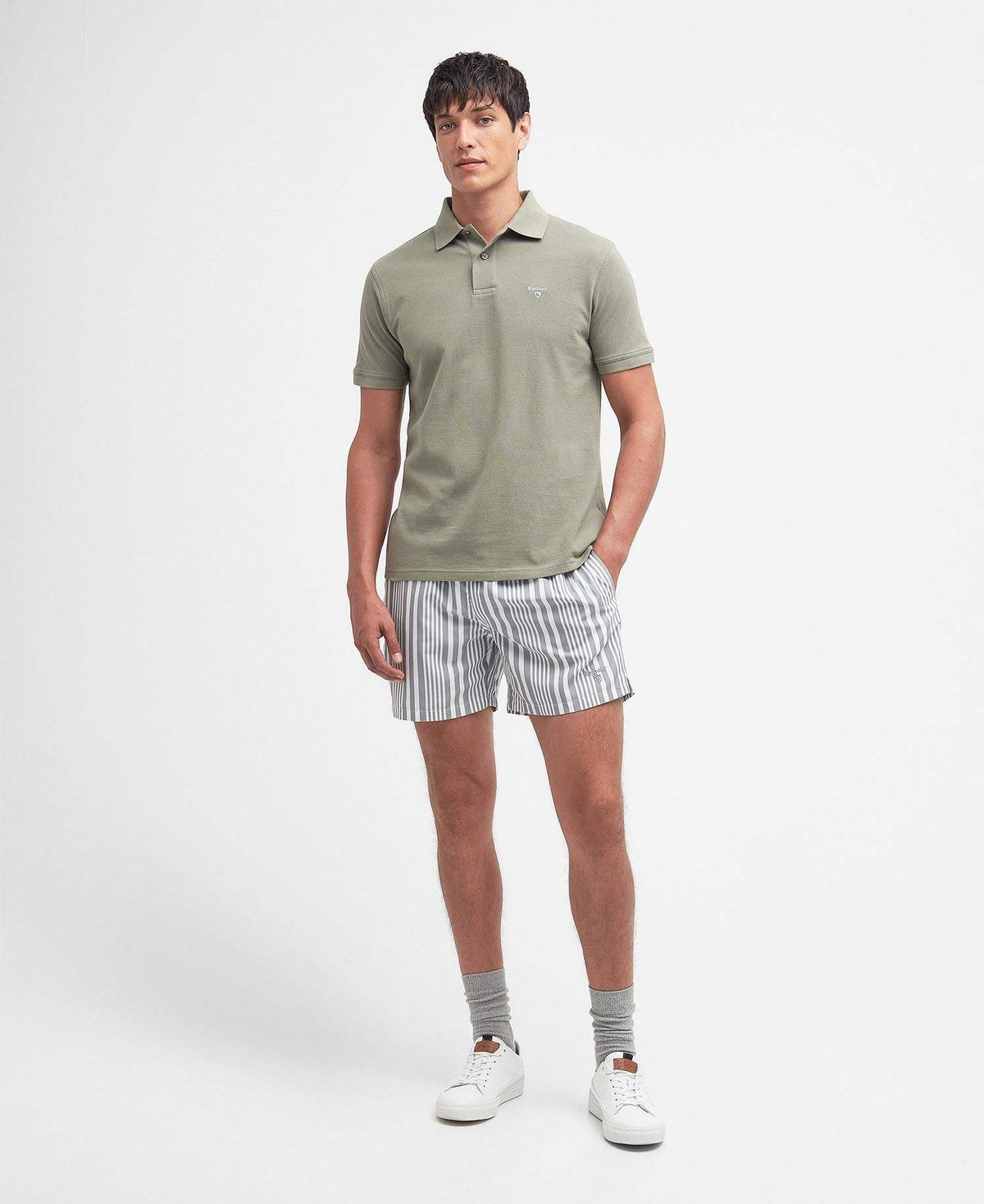 Barbour Sundbuxur - Decklam Swim-Shorts - Forest Fog - Kormákur & Skjöldur