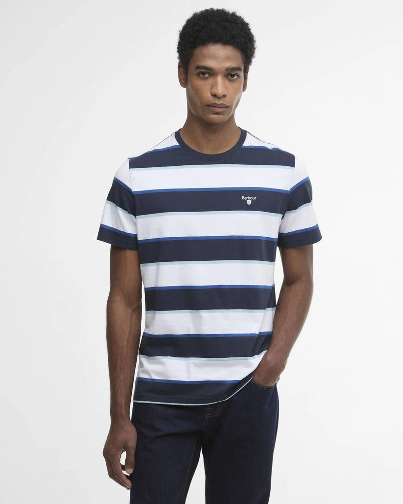 Barbour Stuttermabolur Meldon Navy