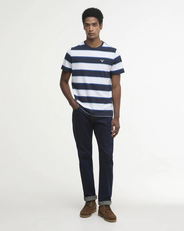 Barbour Stuttermabolur Meldon Navy