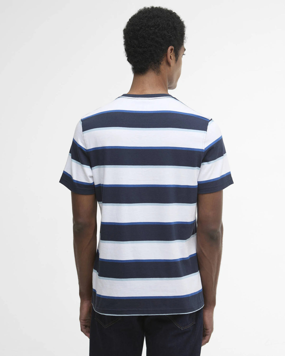 Barbour Stuttermabolur Meldon Navy