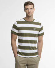 Barbour Stuttermabolur Meldon Olive