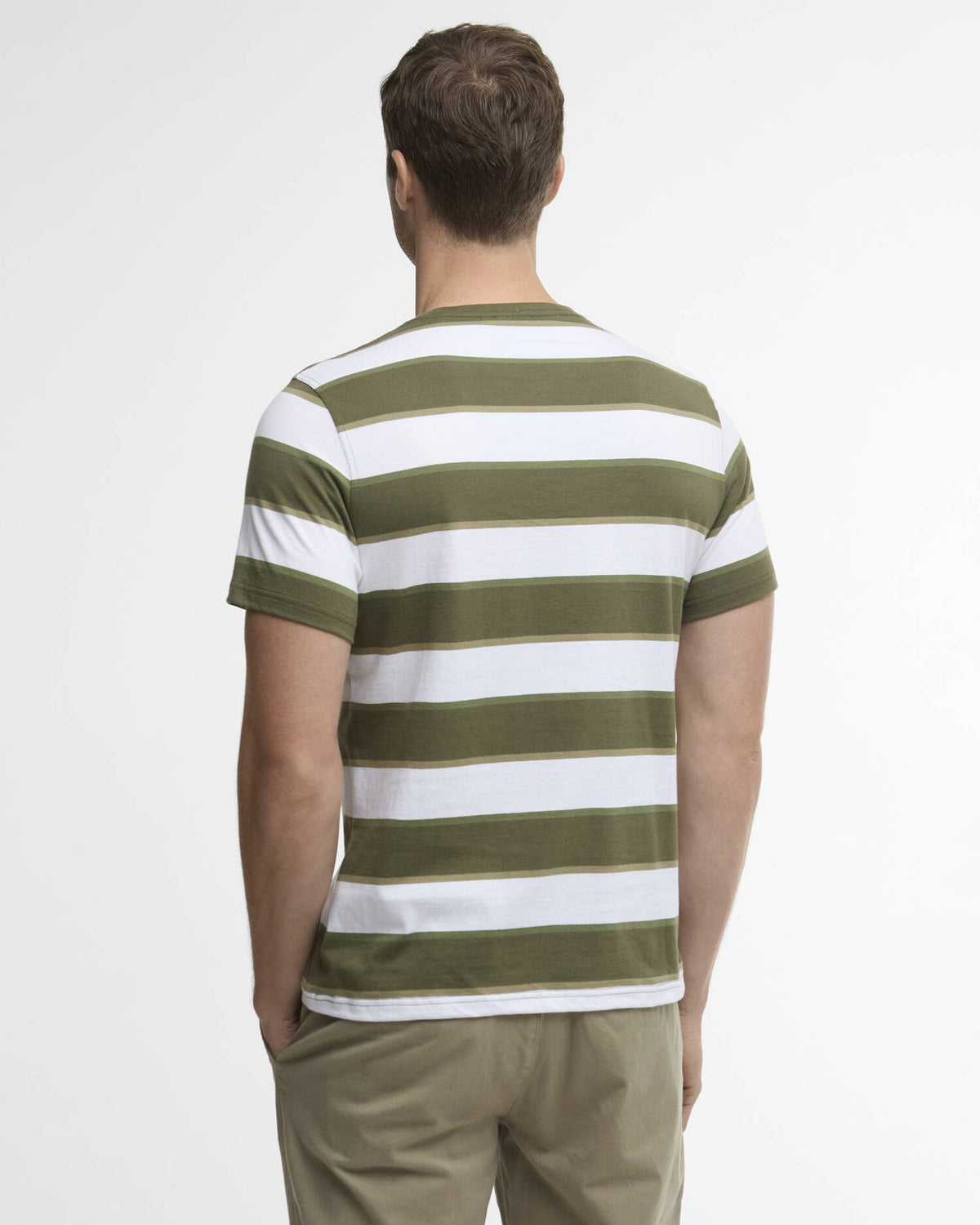 Barbour Stuttermabolur Meldon Olive