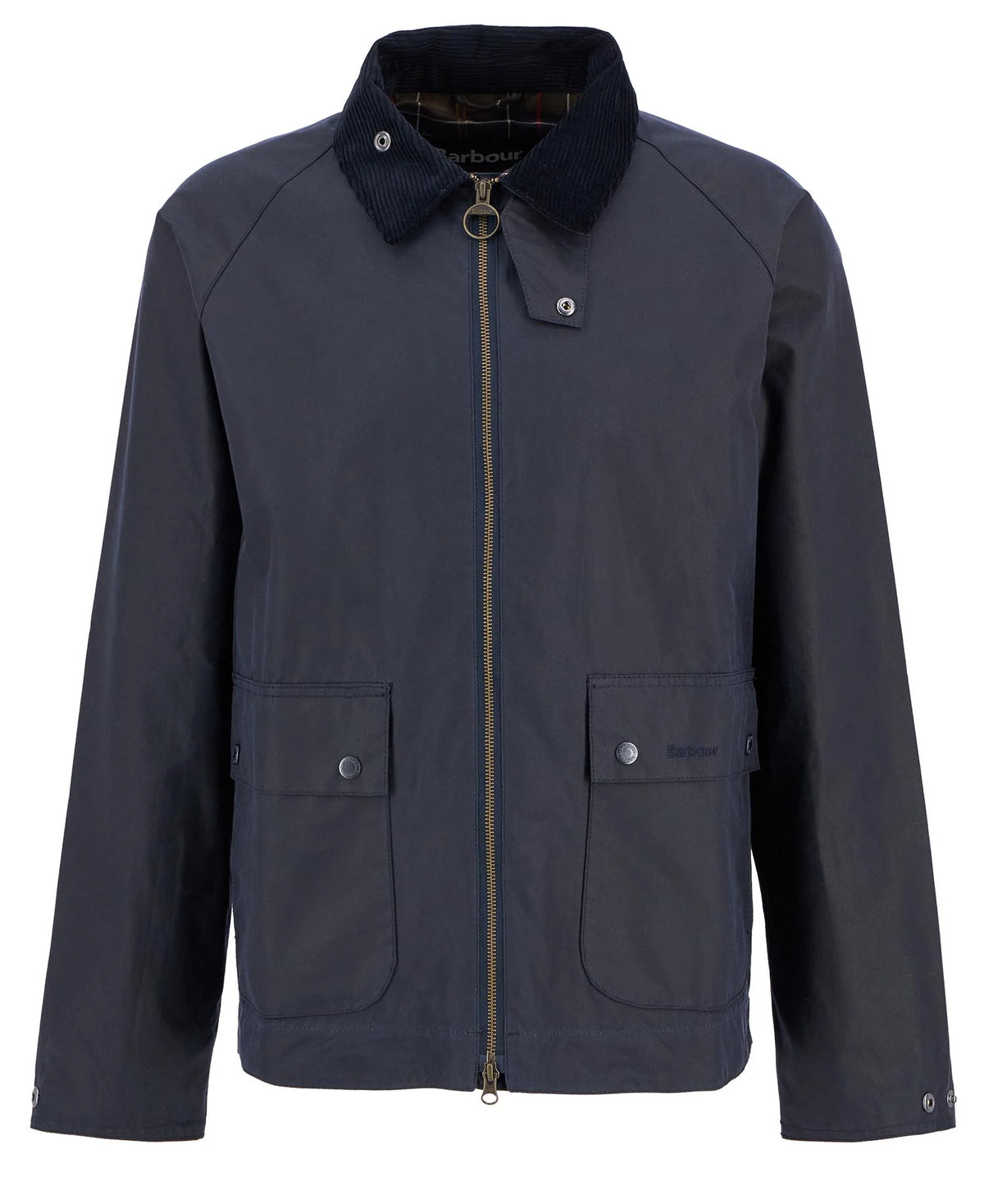 Barbour vaxjakki Short Bedale Navy - Kormákur & Skjöldur
