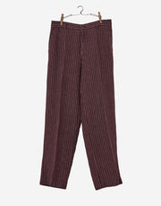 NYGARDSANNA Classic Trousers Wine Striped