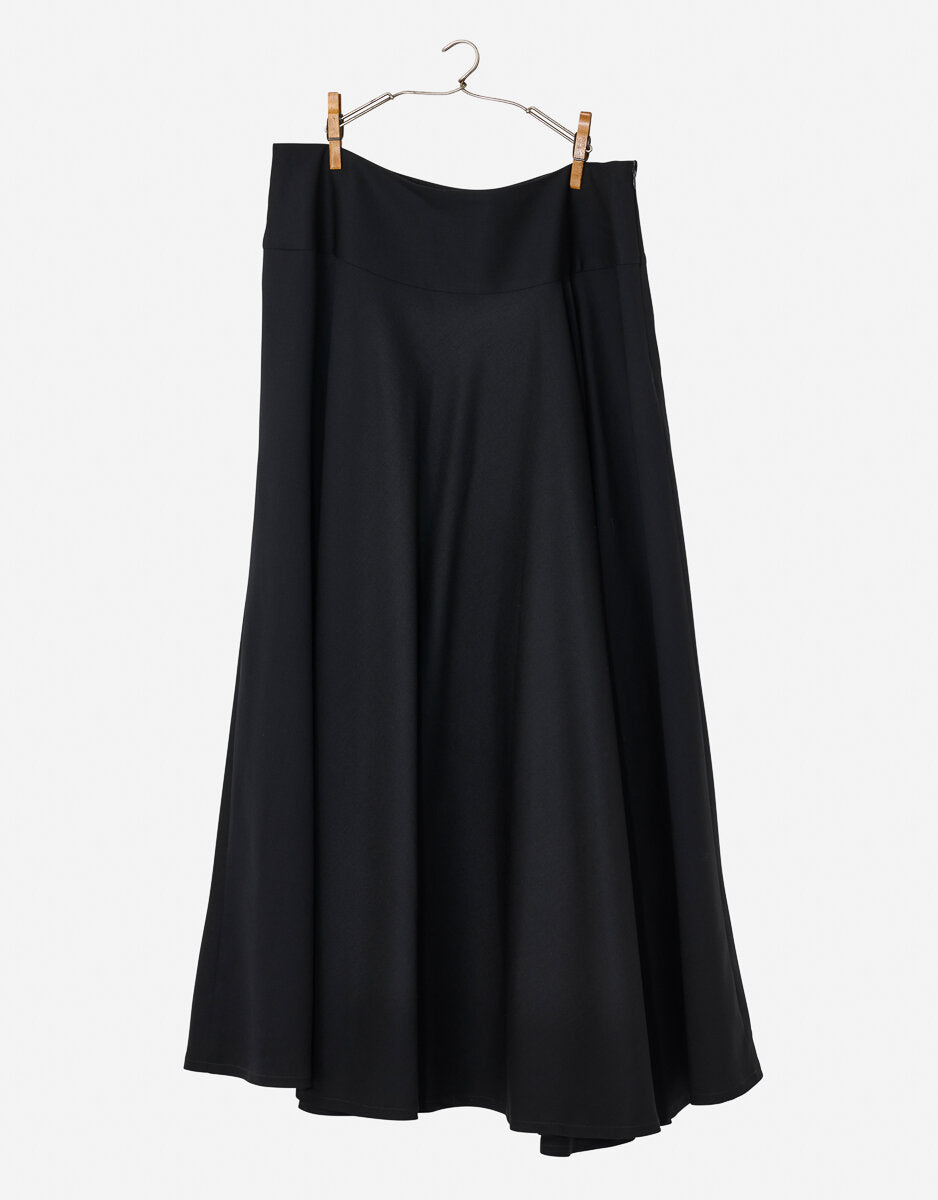 Nygardsanna Drape Skirt Black