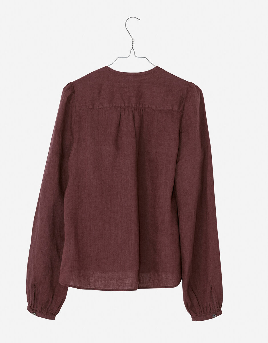 Nygardsanna V-neck Blouse Heather
