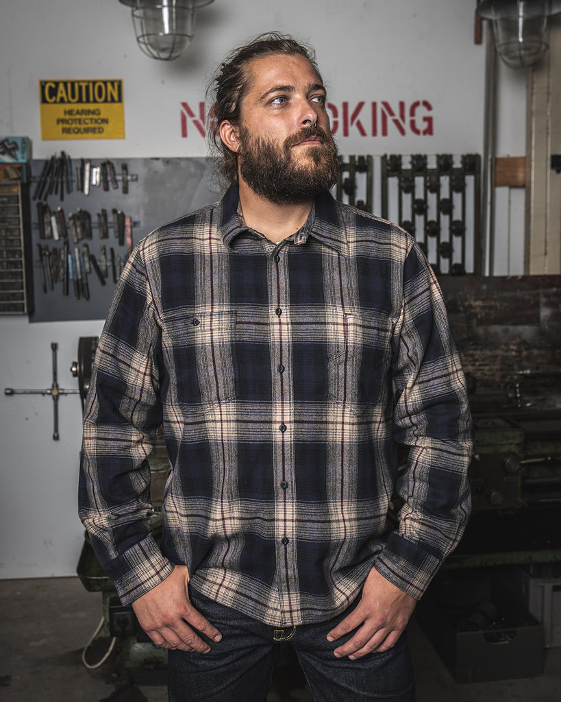 Pike Skyrta Roamer Blue/Beige Check