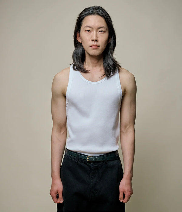 Merz B. Schwanen Cotton Tank Top White