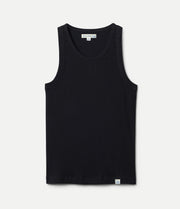 Merz B. Schwanen Cotton Tank Top Black - Kormákur & Skjöldur
