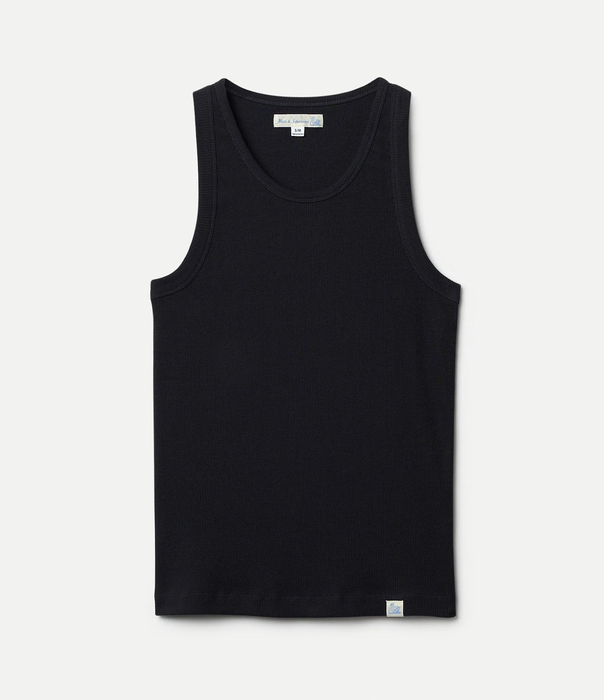 Merz B. Schwanen Cotton Tank Top Black - Kormákur & Skjöldur