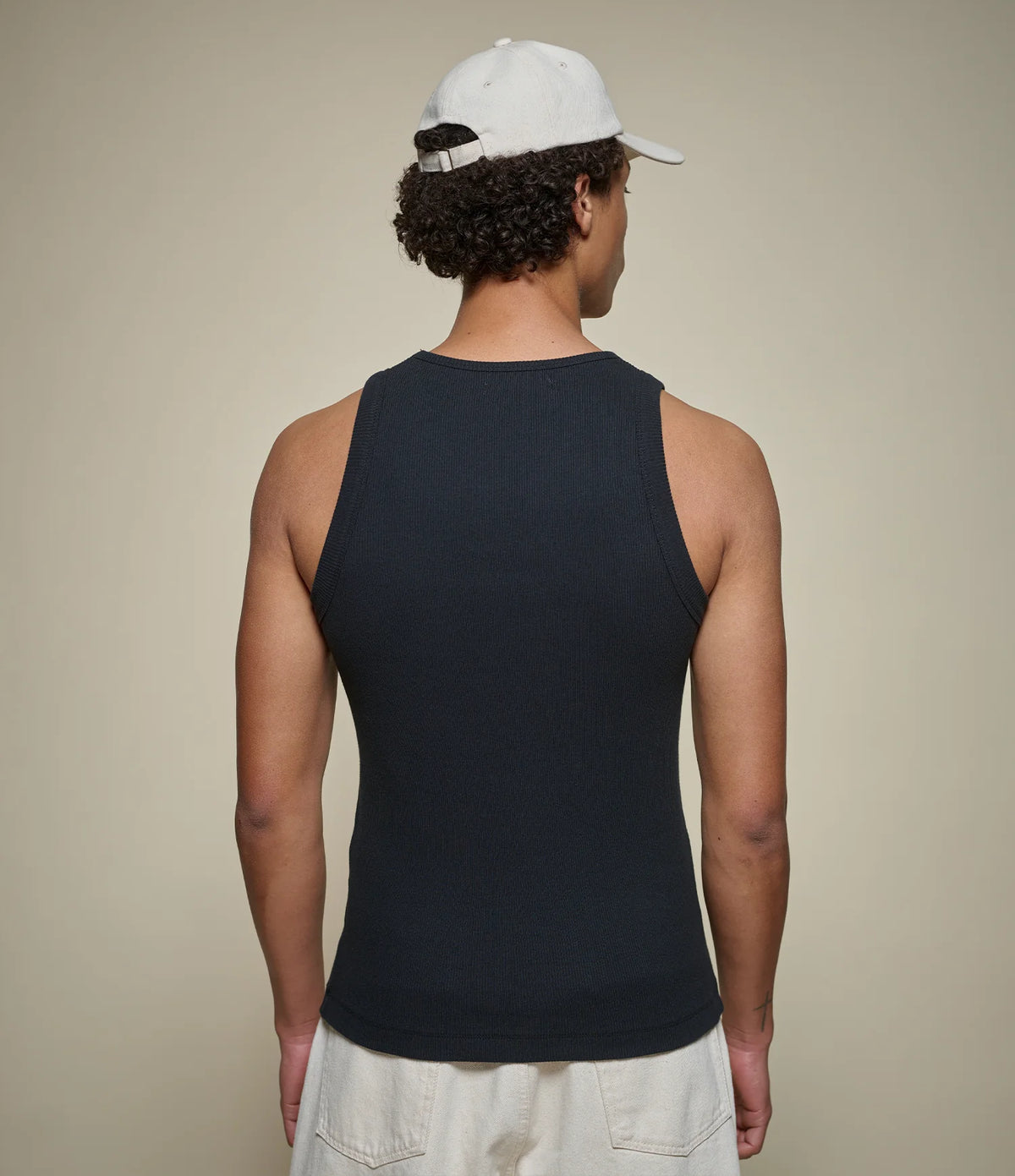 Merz B. Schwanen Cotton Tank Top Black - Kormákur & Skjöldur