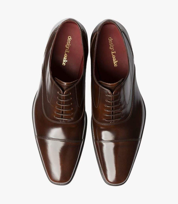 Loake Leðurskór - Sharp - Dark Brown