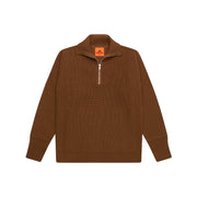 Andersen-Andersen Peysa Half Zip Tobacco