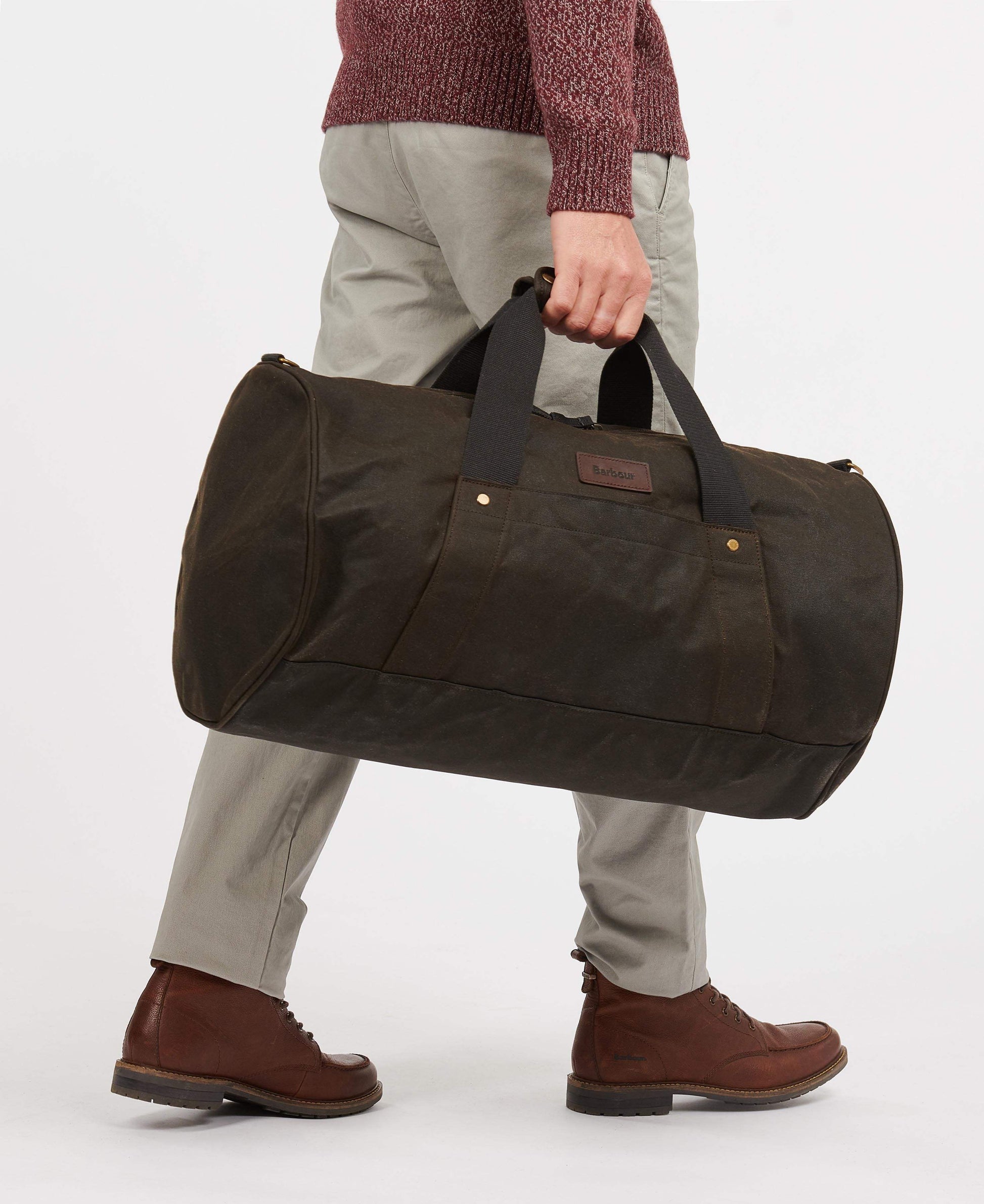 Barbour Taska Explorer Wax Duffle Bag - Olive - Kormákur & Skjöldur