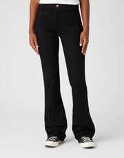 Wrangler Gallabuxur Flare Retro Black - Kormákur & Skjöldur