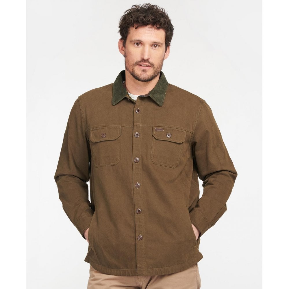 Barbour Yfirskyrta - Catbell Overshirt - dk Olive