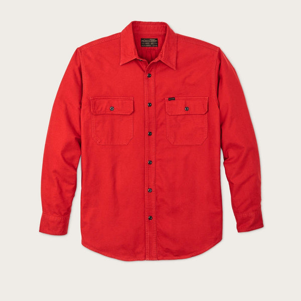 Filson Skyrta - Field Flannel - Red