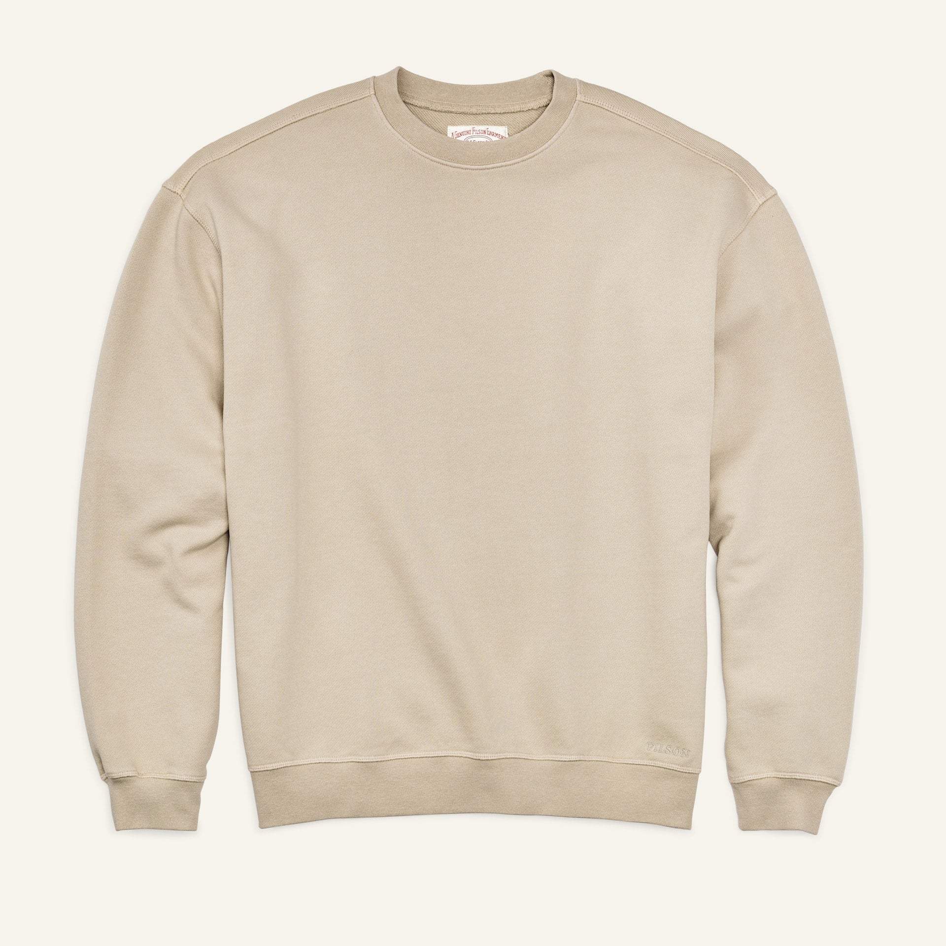 Filson Peysa - Training Crewneck Sweatshirt - Birch - Kormákur & Skjöldur
