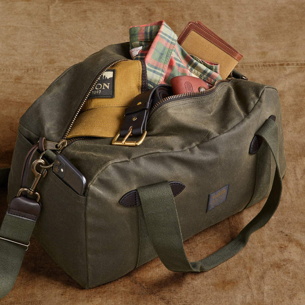 Filson Taska - Tin Cloth Small Duffle - Otter Green