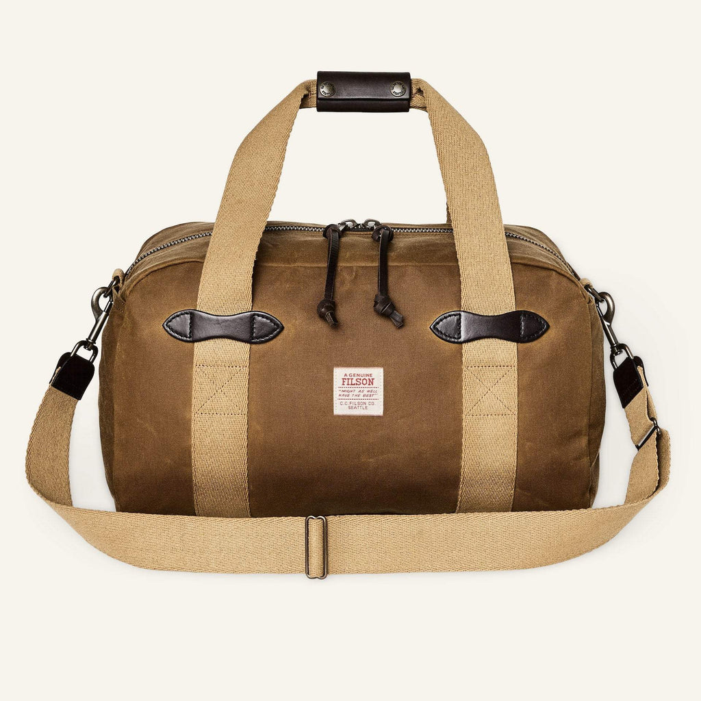 Filson Taska - Tin Cloth Small Duffle - Dark Tan