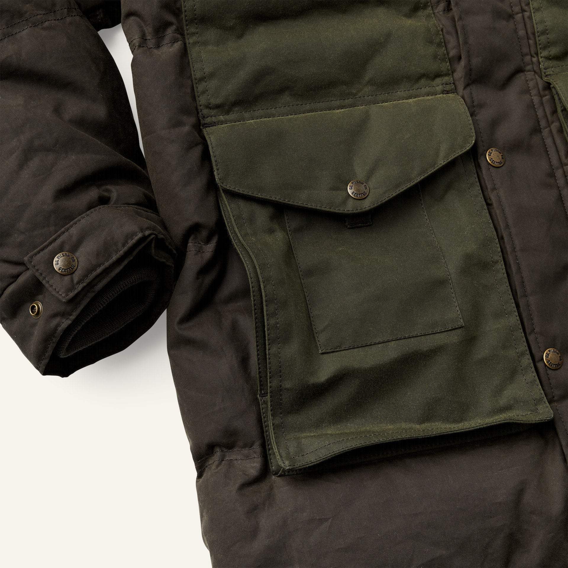 Filson Úlpa - Down Cruiser Parka - Otter Green