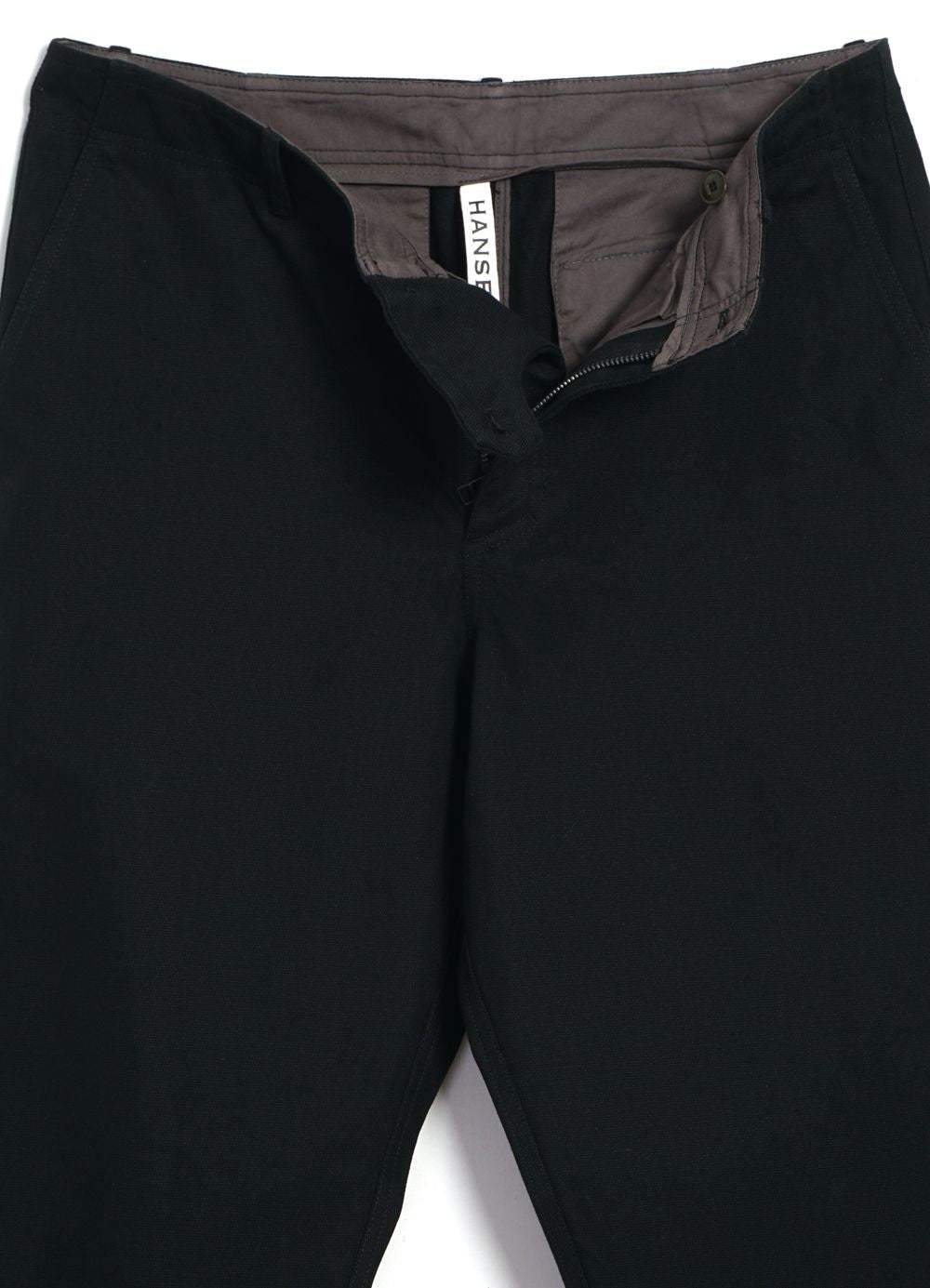 Hansen Buxur Trygve Black Canvas - Kormákur & Skjöldur