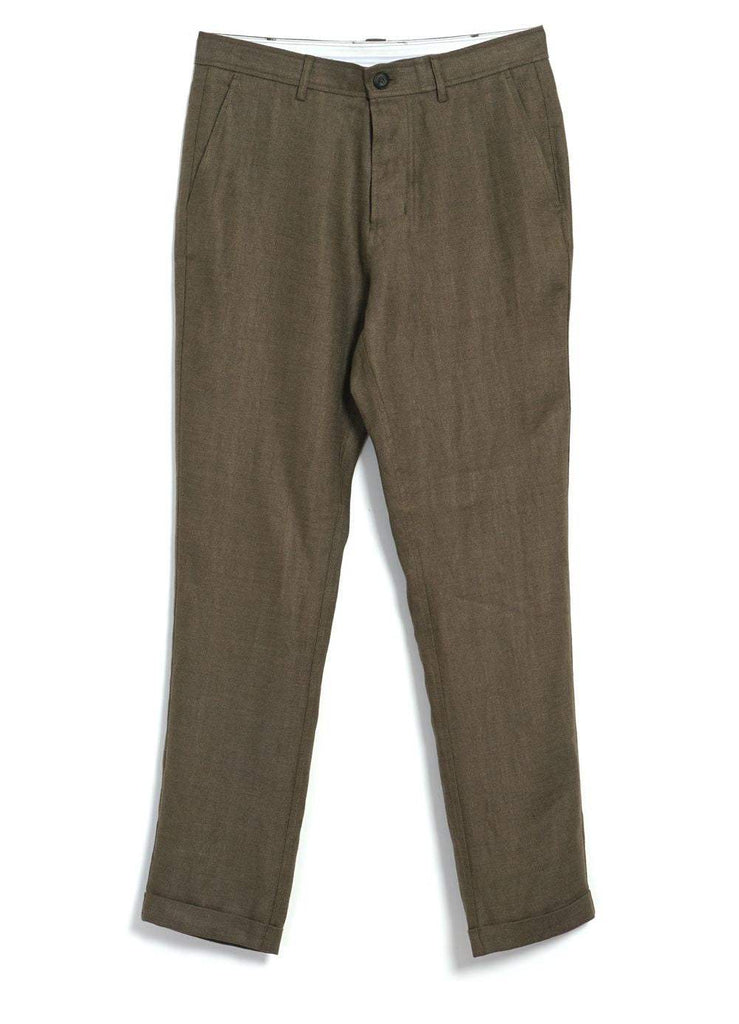 Hansen Buxur - Finn - Khaki Linen