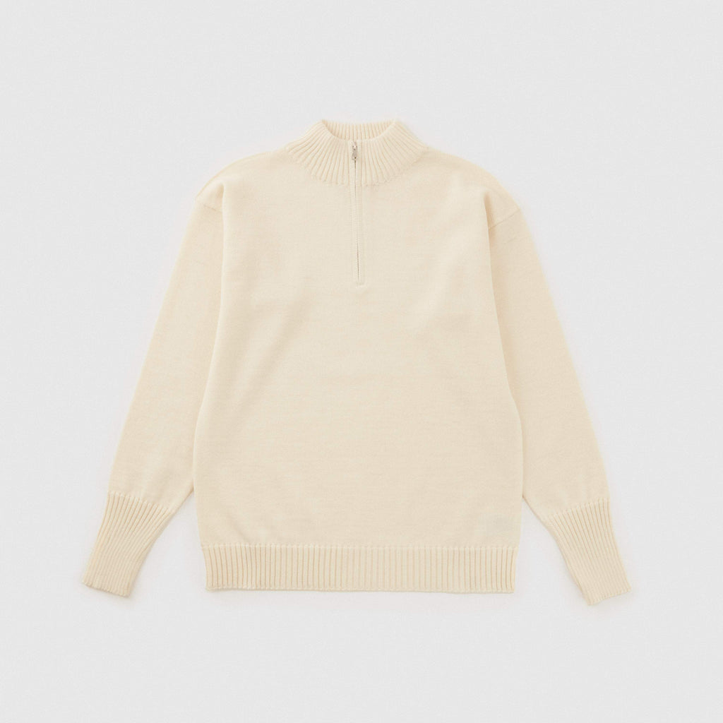 Andersen Peysa - Seamen Half Zip - Off White