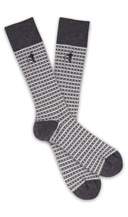 London Sock Shaken and Stirred Grey