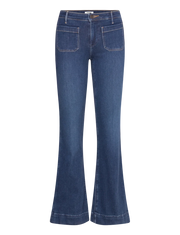 Wrangler Gallabuxur Flare Dark Wash