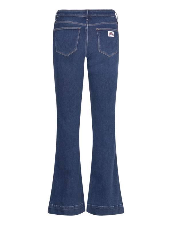 Wrangler Gallabuxur Flare Dark Wash