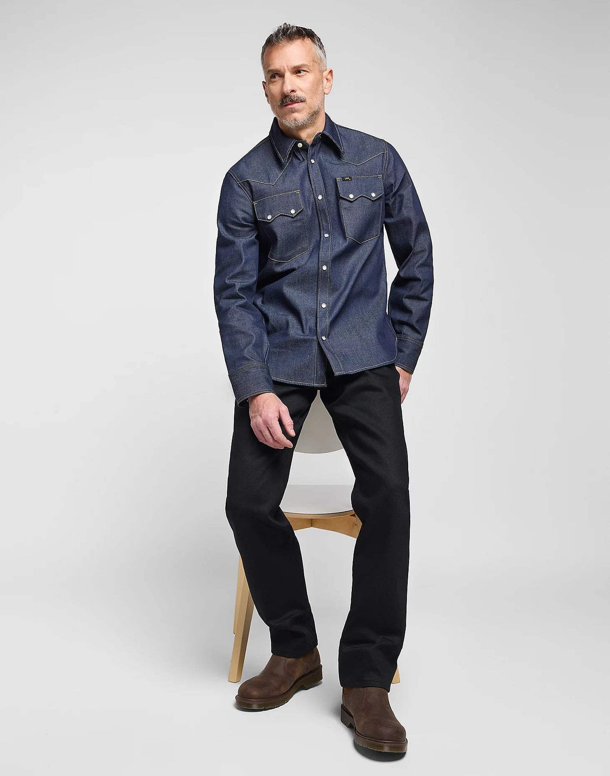 Lee gallabuxur 101 Z Relaxed fit - Black - Kormákur & Skjöldur