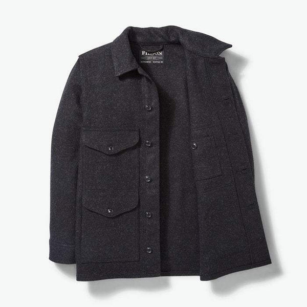 Filson Jakki - Mackinaw Cruiser - Charcoal - Herrafataverzlun Kormáks & Skjaldar