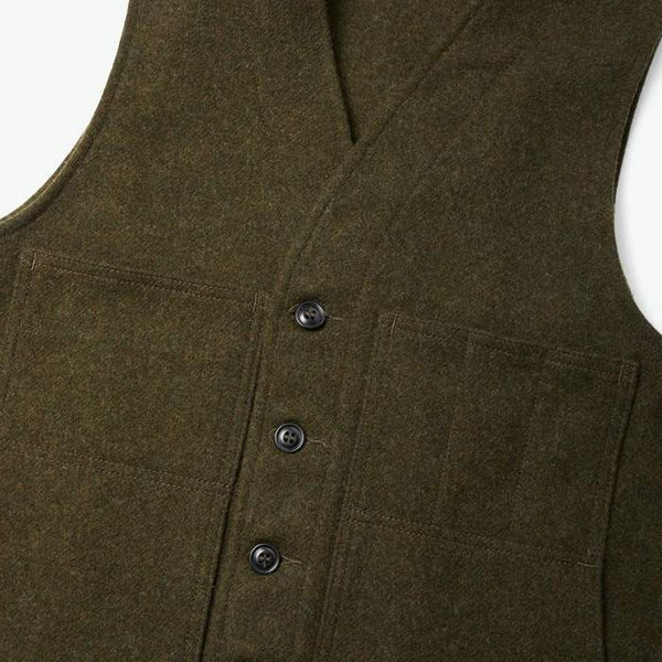 Filson Vesti - Mackinaw Wool Vest - Forest Green