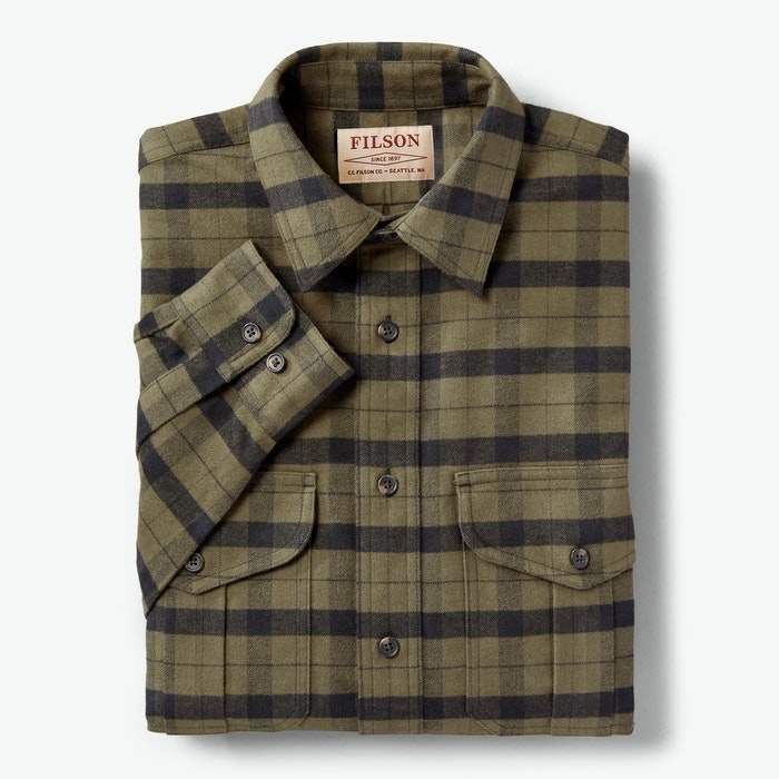 Filson - Alaskan Guide Shirt - Otter Green Black - Kormákur & Skjöldur