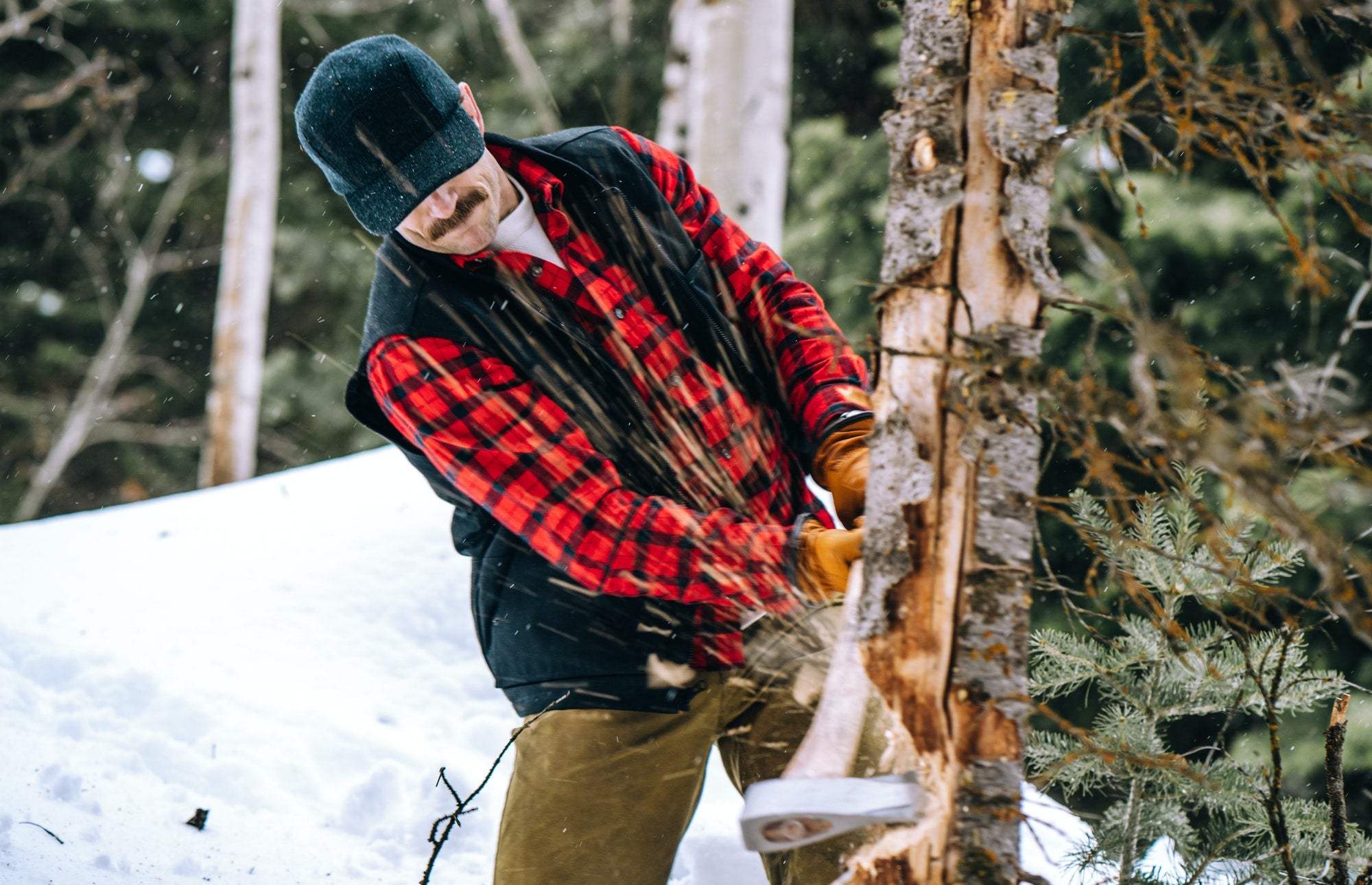 Filson Skyrta - Alaskan Guide Shirt - Red/Black - Kormákur & Skjöldur