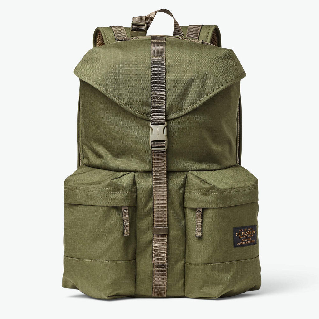 Filson Bakpoki - Ripstop Nylon Backpack - Surplus Green Töskur- Herrafataverslun Kormáks & Skjaldar