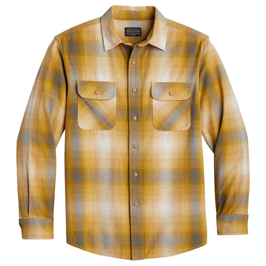 Pendleton Skyrta - Beach Shack Shirt - Flex/Grey Ombre