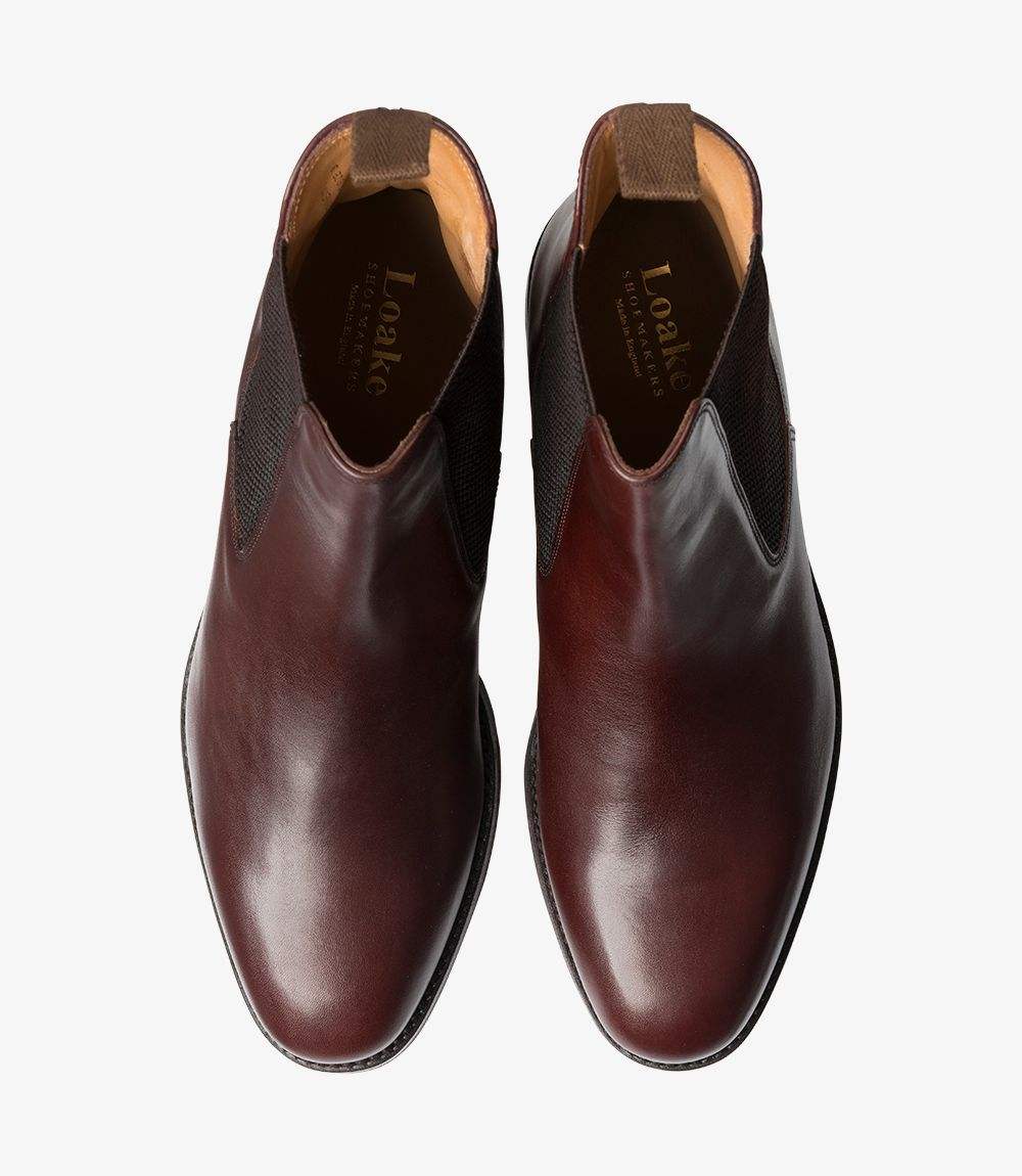 Loake Leðurskór - Blenheim Chelsea - Brown Waxed - Kormákur & Skjöldur