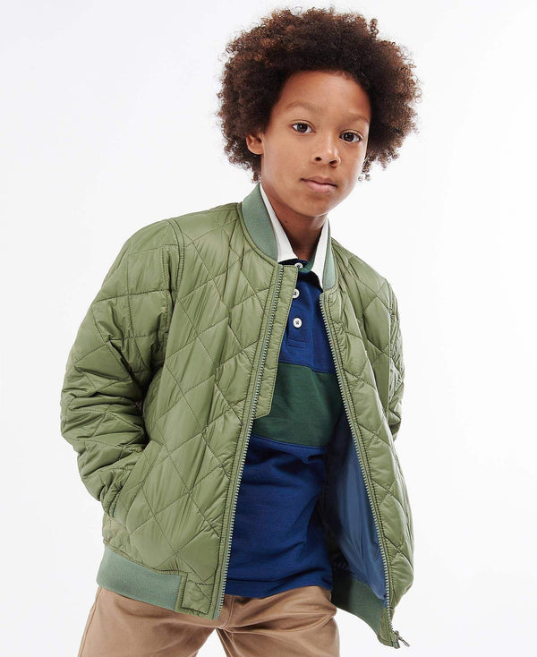 Barbour Barnajakki - Boys Galento Quilted - Laurel