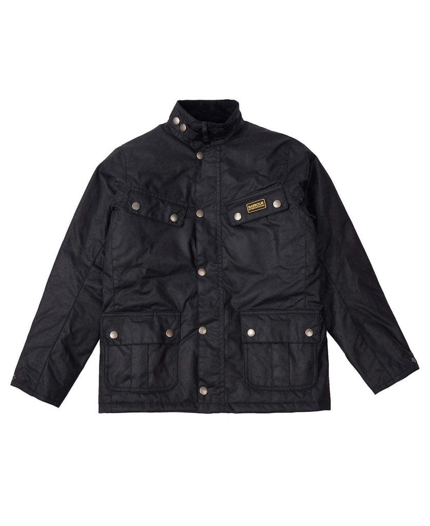 Barbour Barnavaxjakki -B.Intl. Boys Duke - Black