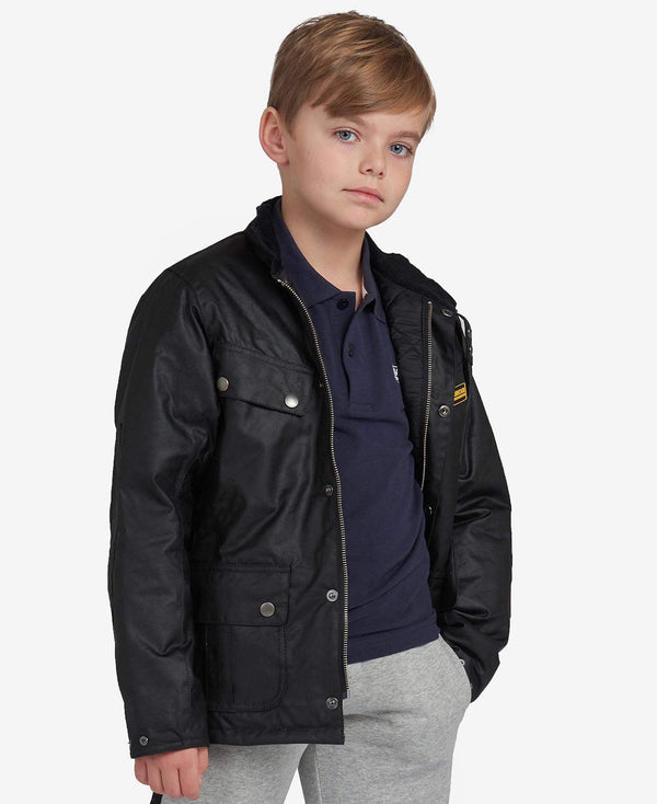 Barbour Barnavaxjakki -B.Intl. Boys Duke - Black