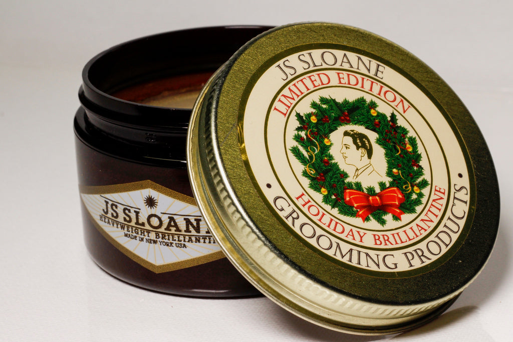 JS Sloane - Vax - Heavyweight Brilliantine Holiday Brilliantine Snyrtivara- Herrafataverslun Kormáks & Skjaldar